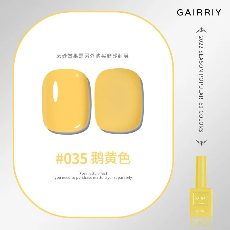Vernis Semi-Permanent Gel UV/LED – 15 ml, Plus de 60 Couleurs