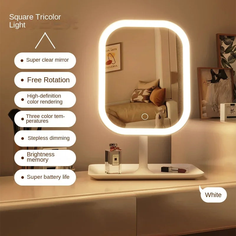 Miroir LED 3 couleurs – Pivotable 270°