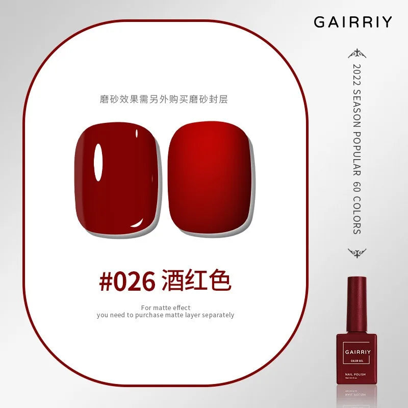 Vernis Semi-Permanent Gel UV/LED – 15 ml, Plus de 60 Couleurs