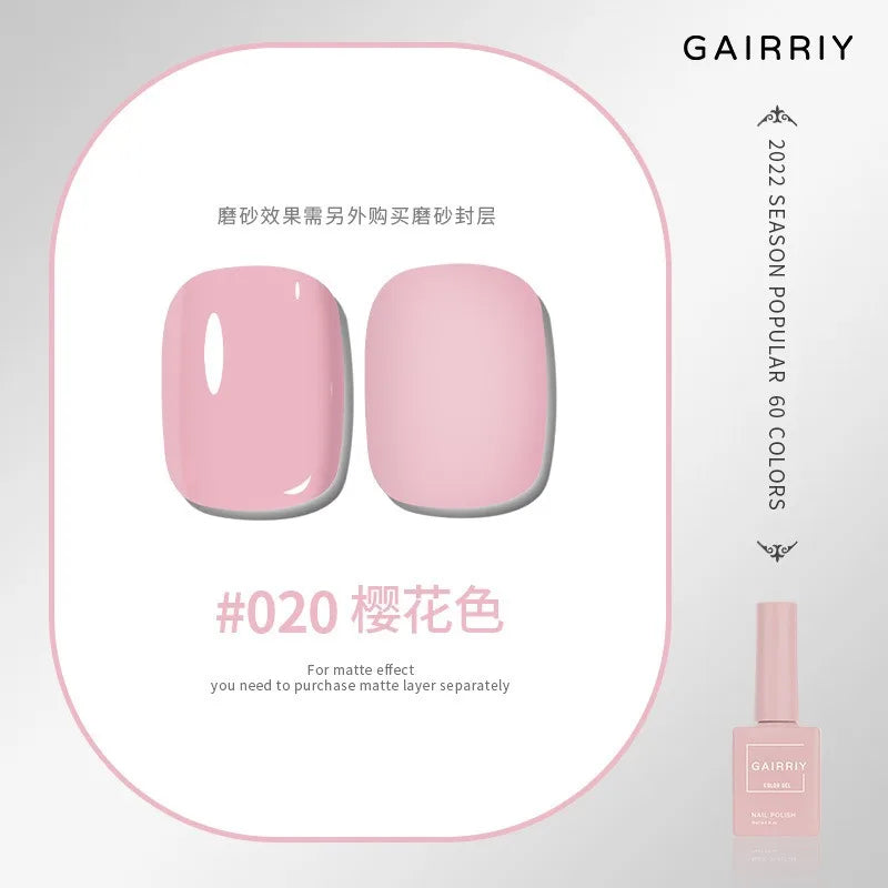 Vernis Semi-Permanent Gel UV/LED – 15 ml, Plus de 60 Couleurs