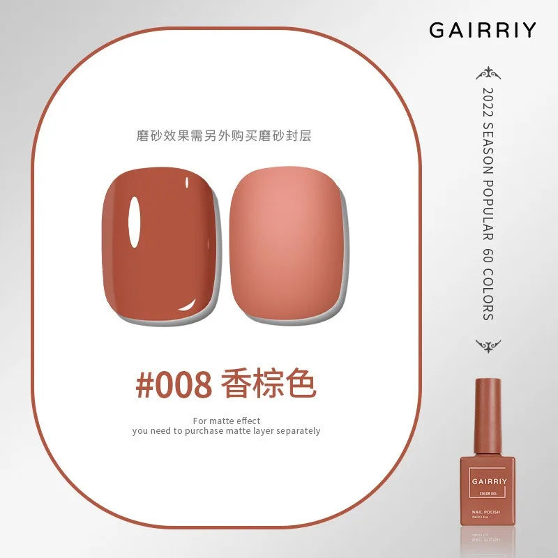 Vernis Semi-Permanent Gel UV/LED – 15 ml, Plus de 60 Couleurs