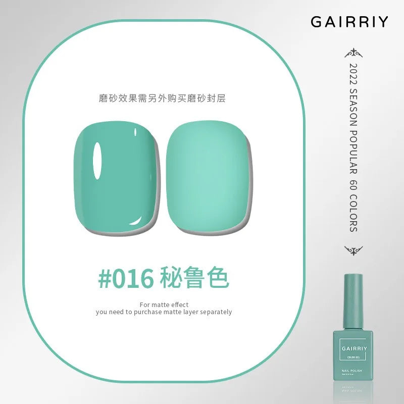 Vernis Semi-Permanent Gel UV/LED – 15 ml, Plus de 60 Couleurs