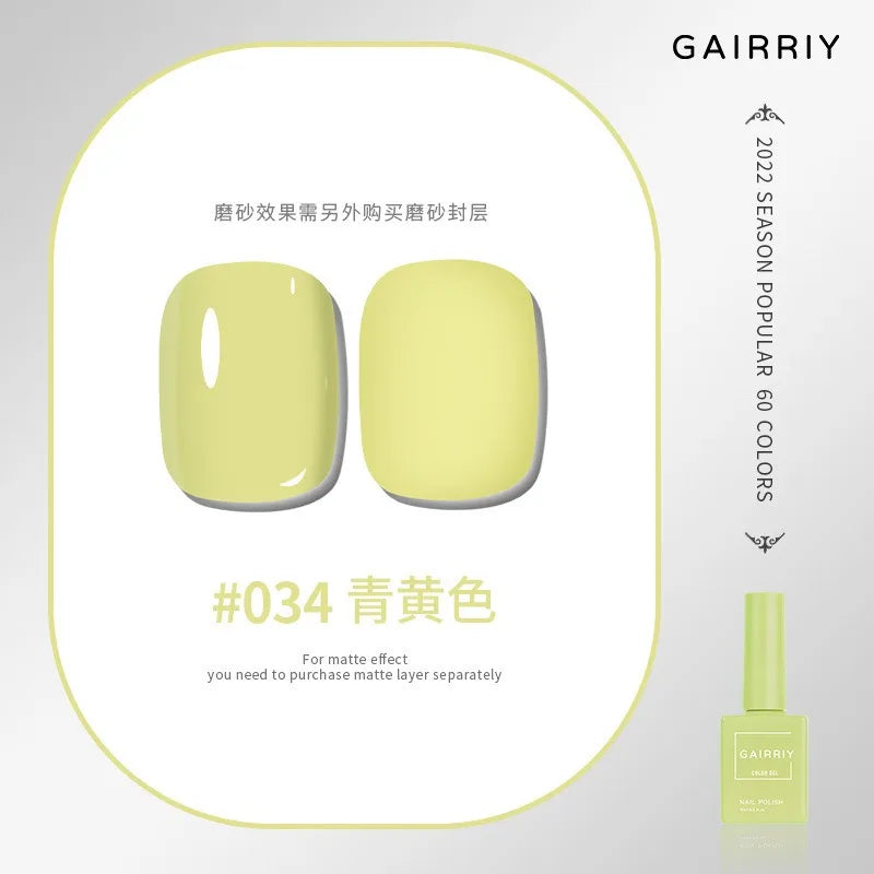 Vernis Semi-Permanent Gel UV/LED – 15 ml, Plus de 60 Couleurs