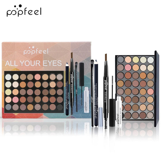 POPFEEL Ensemble Maquillage Yeux – 2 Variantes (Clair & Sombre)