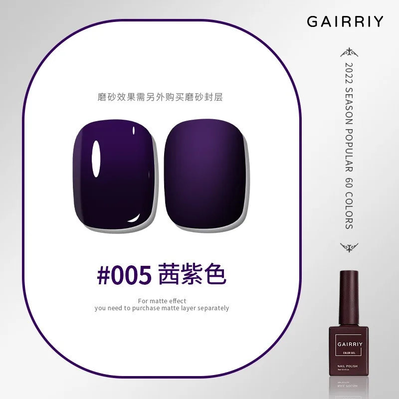 Vernis Semi-Permanent Gel UV/LED – 15 ml, Plus de 60 Couleurs