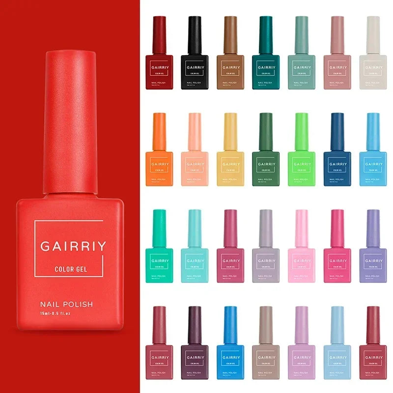 Vernis Semi-Permanent Gel UV/LED – 15 ml, Plus de 60 Couleurs