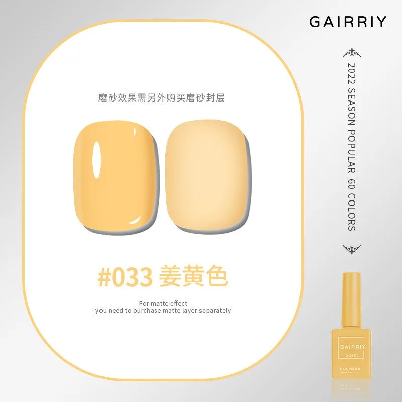 Vernis Semi-Permanent Gel UV/LED – 15 ml, Plus de 60 Couleurs