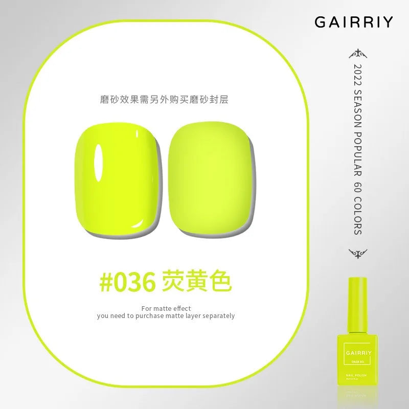 Vernis Semi-Permanent Gel UV/LED – 15 ml, Plus de 60 Couleurs