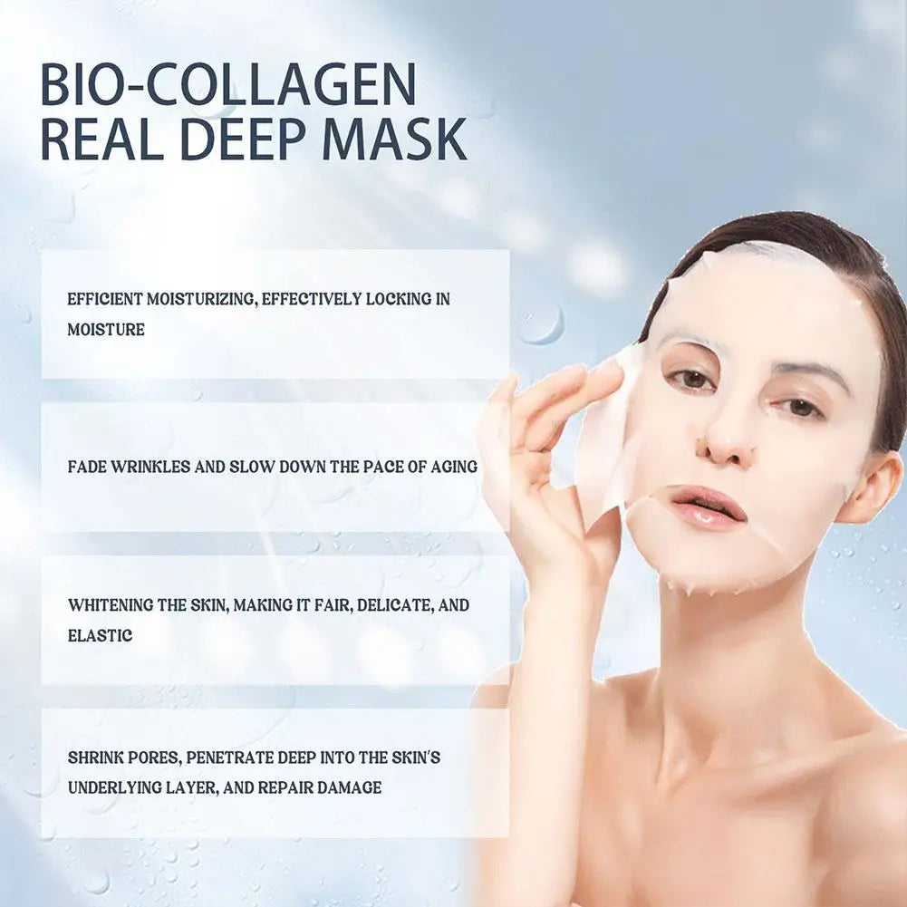 Masque Visage au Collagène Bio – Hydratant & Raffermissant