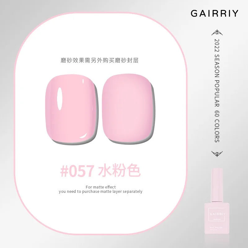 Vernis Semi-Permanent Gel UV/LED – 15 ml, Plus de 60 Couleurs